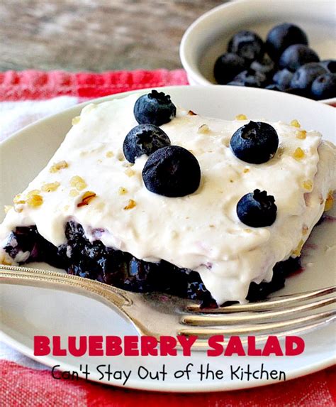 Blueberry Salad Can T Stay Out Of The Kitchen