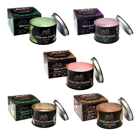 Sexshop Velas Amor Em Chamas Vela Hot Beijável g Soft Love Parcelamento sem juros