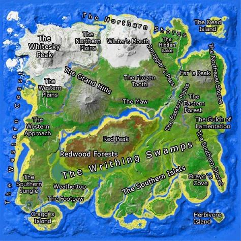 The Island Where Is The Best Location To Build Base PVE Ark