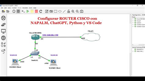 Configurar Router Cisco Con Napalm ChatGPT Python Y VS Code YouTube