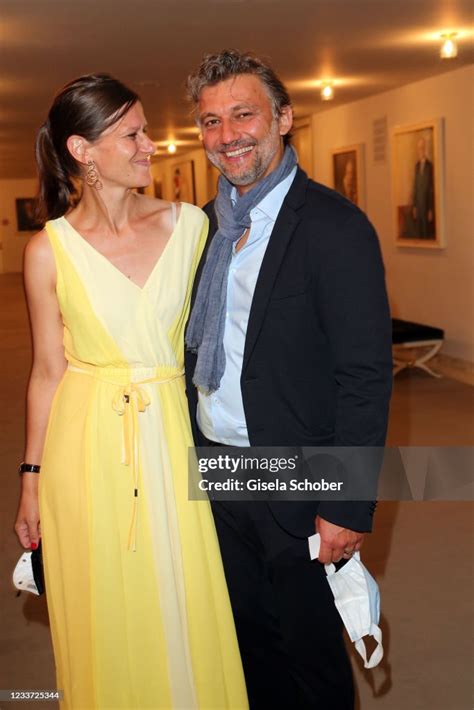 Opera Singer Jonas Kaufmann And His Wife Christiane Lutz During The