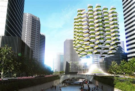 Urban Skyfarm: Vertical Hydroponic Farm and Community Hub Offers Food ...