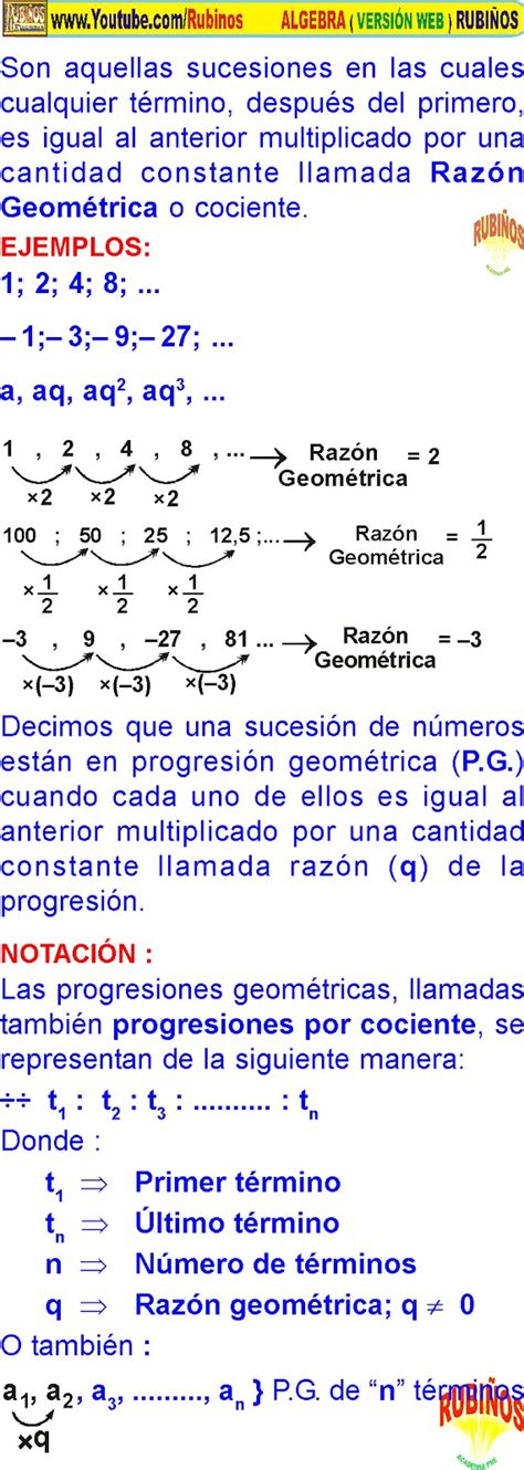 Sucesiones Geom Tricas Ejemplos Resueltos Pdf