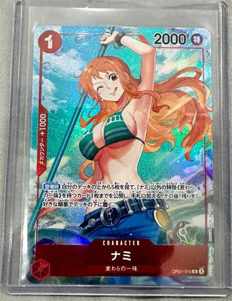 One Piece Tcg Aa Parallel Nami Op Hobbies Toys Toys