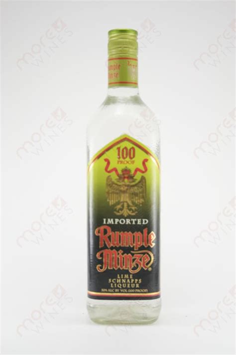 Rumple Minze 100 Proof Lime Schnapps Liqueur 750ml Morewines