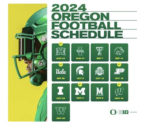 Oregon Ducks 2025 Schedule Claire Sheilah