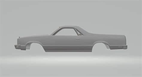 Download Stl File Chevrolet El Camino 1982 • 3d Print Model ・ Cults