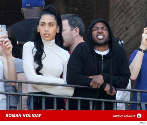 Kendrick Lamar Hits Vatican City w/ Fiancee