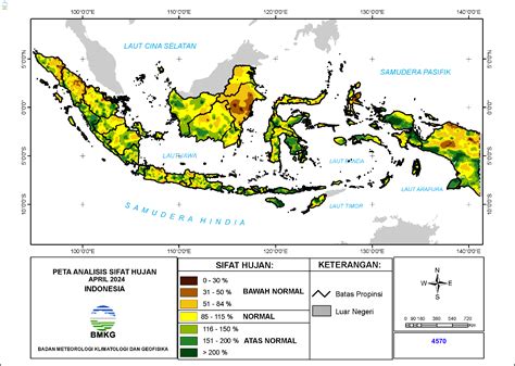 Analisis Curah Hujan Dan Sifat Hujan Bulan April Bmkg