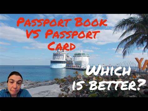 Cruise Tip Passport Book Vs Passport Card Top Cruise Trips