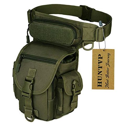 Huntvp Bolsa de Pierna de Múltiple Función Estilo Militar Táctical