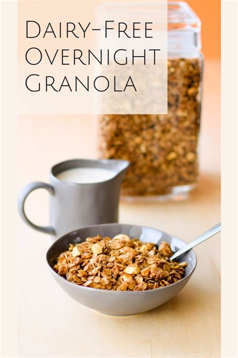 Dairy Free Overnight Granola Recipe