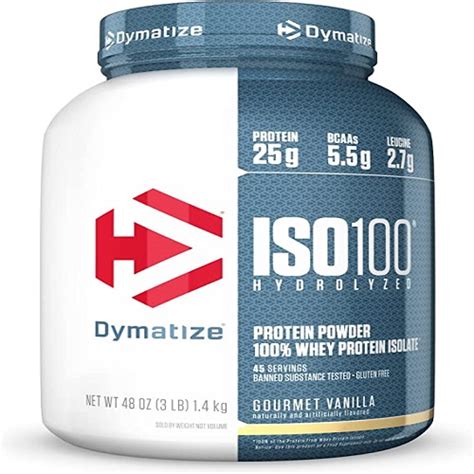 ديماتيز ايزو 100 بروتين Dymatize Iso 100 3 LB الرشاقة والصحة