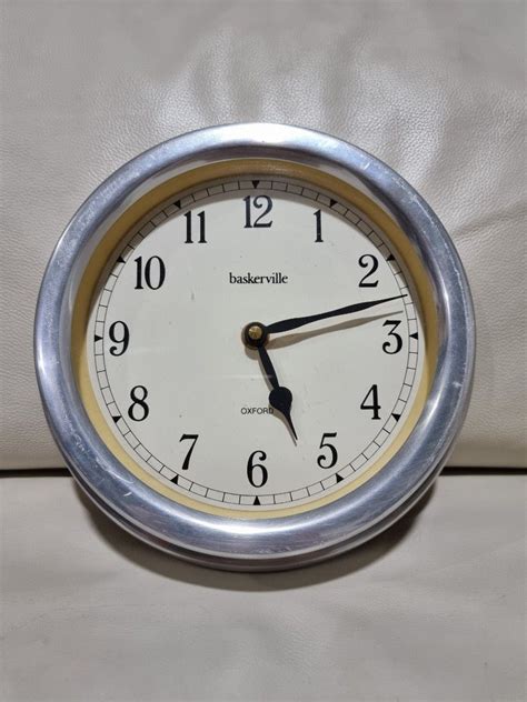Vintage Baskerville Oxford Wall Clock Furniture And Home Living Home
