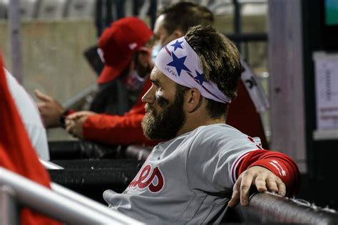 What Pros Wear: Bryce Harper's Junk Brands Phillies Headband - What ...