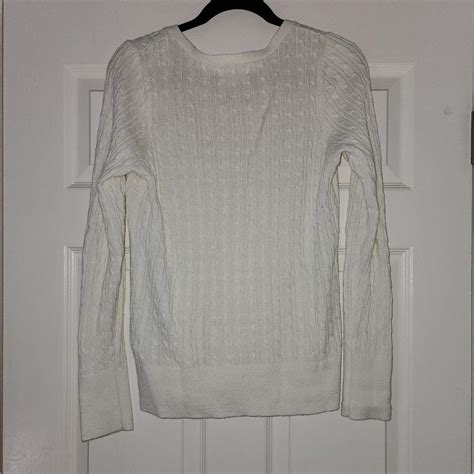 Medium Abercrombie Fitch Cable Knit Depop