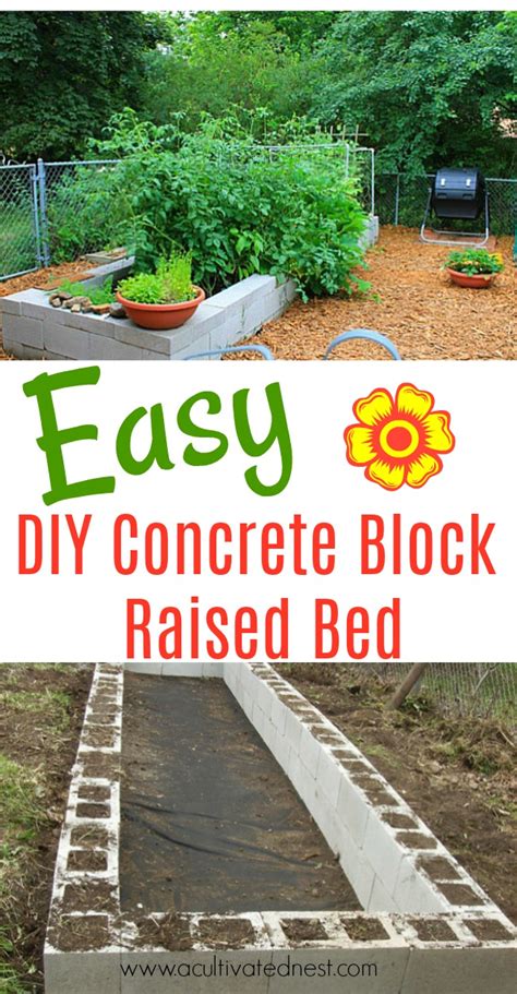 Diy Cinder Block Raised Garden Bed Fab Everyday 59 Off