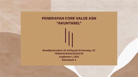 VIDEO LATSAR CPNS 2022 PENERAPAN CORE VALUE ASN AKUNTABEL YouTube