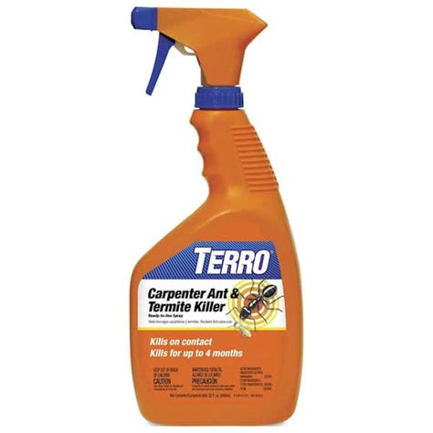 Terro 32 Oz Ready To Use Carpenter Ant And Termite Killer Spray T1100 6 The Home Depot