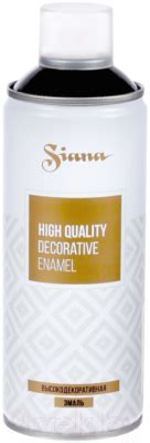 Siana High Quality (520мл, графит) Эмаль купить в Минске, Гомеле ...