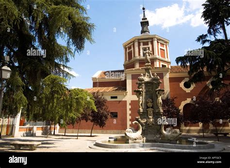 Courtyard of Madrid s former poorhouse now the Municipal museum Museo Municipal Madrid Spain ...