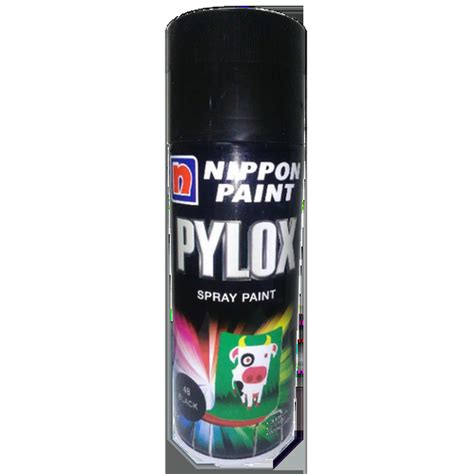 Nippon Black 48 Paint Pylox Spray Paint 400cc Eezee