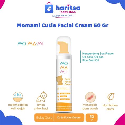 Jual Momami Cutie Facial Cream 50 Gr Cream Wajah Bayi Shopee Indonesia