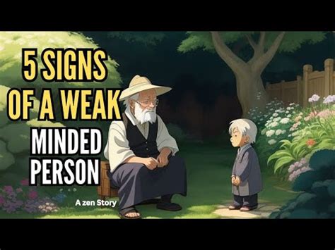 5 Signs Of A Weak Minded Person Zen STORY YouTube