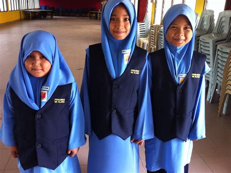 Vest Pengawas Sekolah Rendah Vest Hitam Sekolah Pengawas Vinter