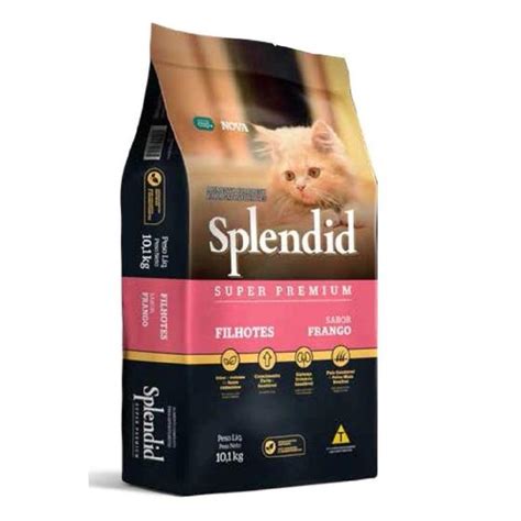 Ração Splendid Para Gatos Filhotes Sabor Frango 1kg Ração Seca para