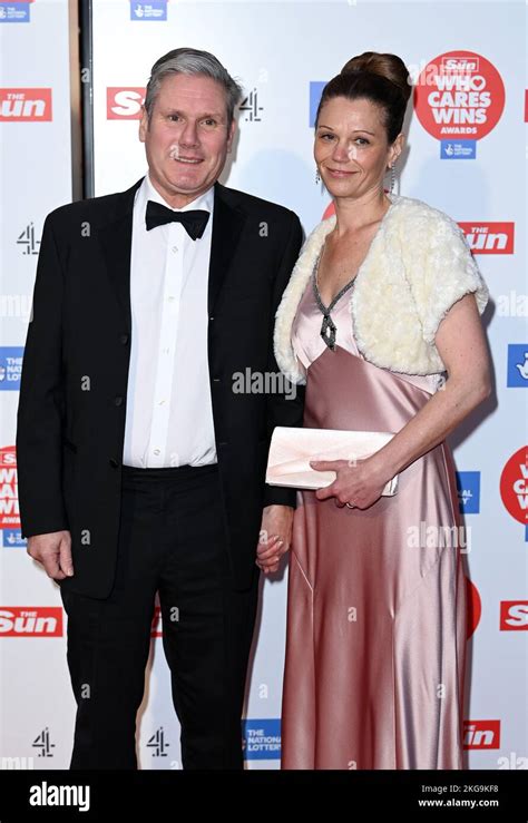 November 22nd, 2022, London, UK. Sir Keir Starmer and Victoria Starmer ...