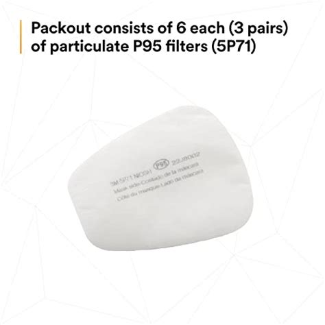 M Respirator Filter Replacement P Pack P Must Be Used With