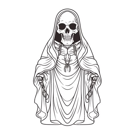 Santa Muerte Coloring Pages Coloring Pages The Best Porn Website