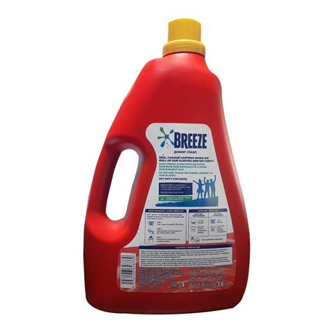 Breeze Liquid Detergent Power Clean 36 Kg