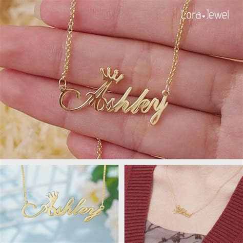 Personalized Crown Name Necklace - Design Your Own | Online gift ...