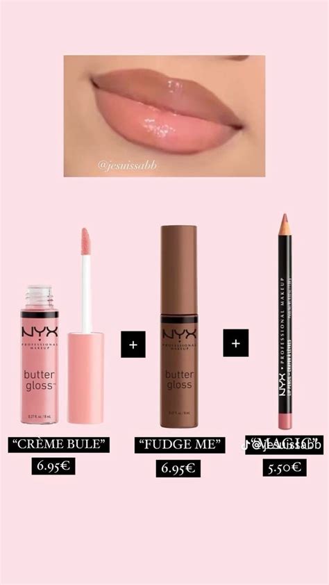 Nyx Professional Makeup Butter Gloss Non Sticky Lip Gloss Praline Deep Nude In Lip