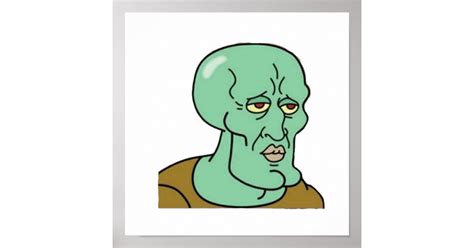 Sexy Squidward Poster Zazzle