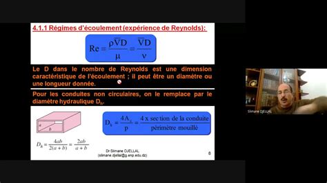 Dynamique des fluides visqueux incompressibles Part 1 expérience de