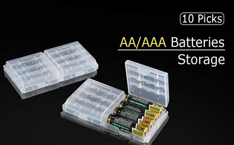 AA AAA Cell Battery Organizer Battery Storage Case Multifunctional