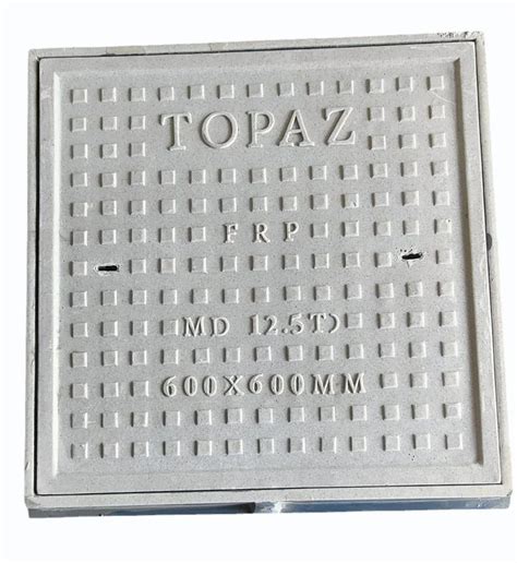 Full Floor Rectangular Topaz Frp Manhole Covers Capacity 10 Mt