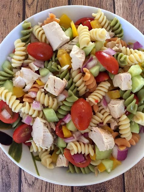 Easy Chicken Pasta Salad Healthy Main Dish Pasta Salad Recipe