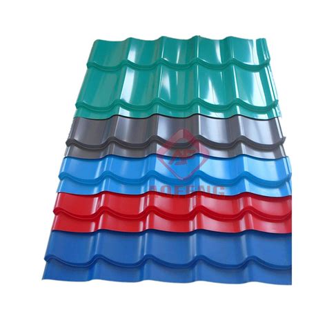 Gauge Color Coated Roof Tile Prepainted Galvanized Ppgi Corrugated