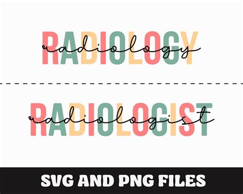 Radiology Svg Radiology Png Radiologist Svg Radiology T Etsy