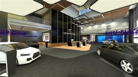 3d Car Showroom 02 Turbosquid 1929030