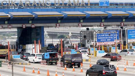 One Way Digeser Ke Gt Cikatama Km Tol Jakarta Cikampek Ramai Lancar