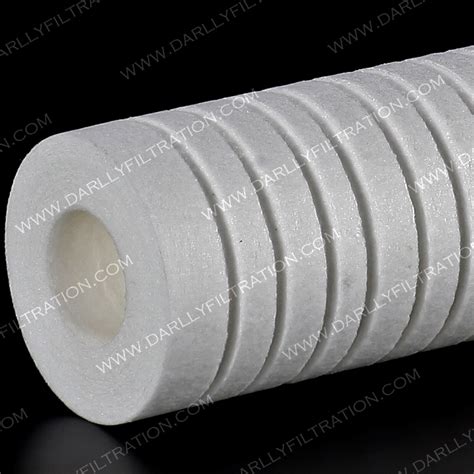 Darlly Pp Deep Grooved Surface Spun Melt Blown Filter Cartridge China