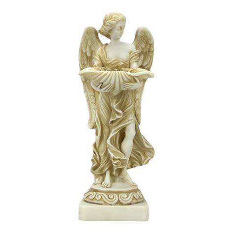 Winged Nude Male Angel Based On Hands Cold Cast Bronze Resin Statue