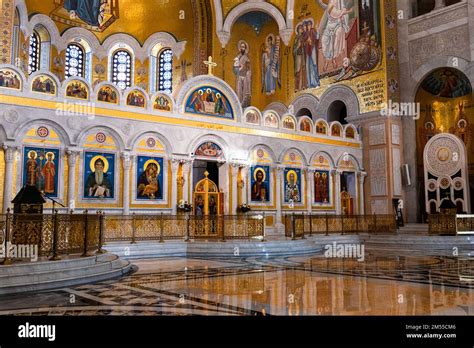 Belgrade Serbia December Interior Of Saint Sava Temple