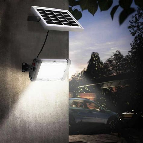 Lampe lumière solaire éclairage led jardin et extérieur 1000 lumens FLOOD