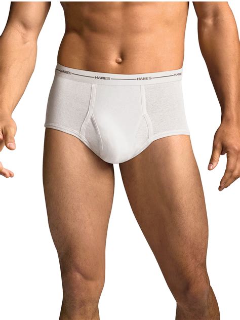 Hanes Mens Freshiq Comfort Flex Waistband White Briefs 7 Pack